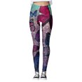 thumbnail image 1 of Gibobby Leggings deportivos mujer Pantalones con estampado de mariposas personalizados para mujer, mallas personalizadas para mallas para correr(E,G), 1 of 5