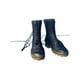 thumbnail image 5 of Botas de media pantorrilla a escala 1/6, elegantes, informales, retro, de tacón bajo, botas de trabajo para 12'' negro, 5 of 9