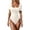 Beige, variant on Fgnfyis Womens Jumpsuit Square Neck Ribbed Short Sleeve Stretchy Bodysuit Yoga Piece Rompers for Women Black M