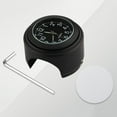 thumbnail image 2 of 7/8" Waterproof Chrome Motorcycle Bike Handlebar Mount Quartz Clock Watch Aluminum Accessori Luminous Clock, 2 of 9