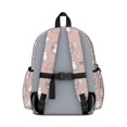 thumbnail image 2 of Cat and Yarn Pink Pattern Backpack for School, Cute School Bag with Adjustable Shoulder Straps and Padded Back, 13.4"x11"x4.7", 2 of 4