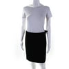 Pre-owned|Escada Margaretha Ley Womens Mini Skirt Black Wool Size EUR 36