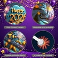 thumbnail image 4 of Colorful Fireworks Happy 2026 Banner Golden Letters New Year Display Cloud-shaped Star Decorations Festive Backdrop for New Year Eve 2026 Celebration Holiday Party, 4 of 9