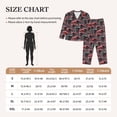 thumbnail image 4 of Picia Red And Blue Cars Pattern Women’s Long-Sleeve Sleepwear Set - Soft 2-Piece Loungewear with Pockets, Comfy PJs for Relaxing Nights-Medium, 4 of 7