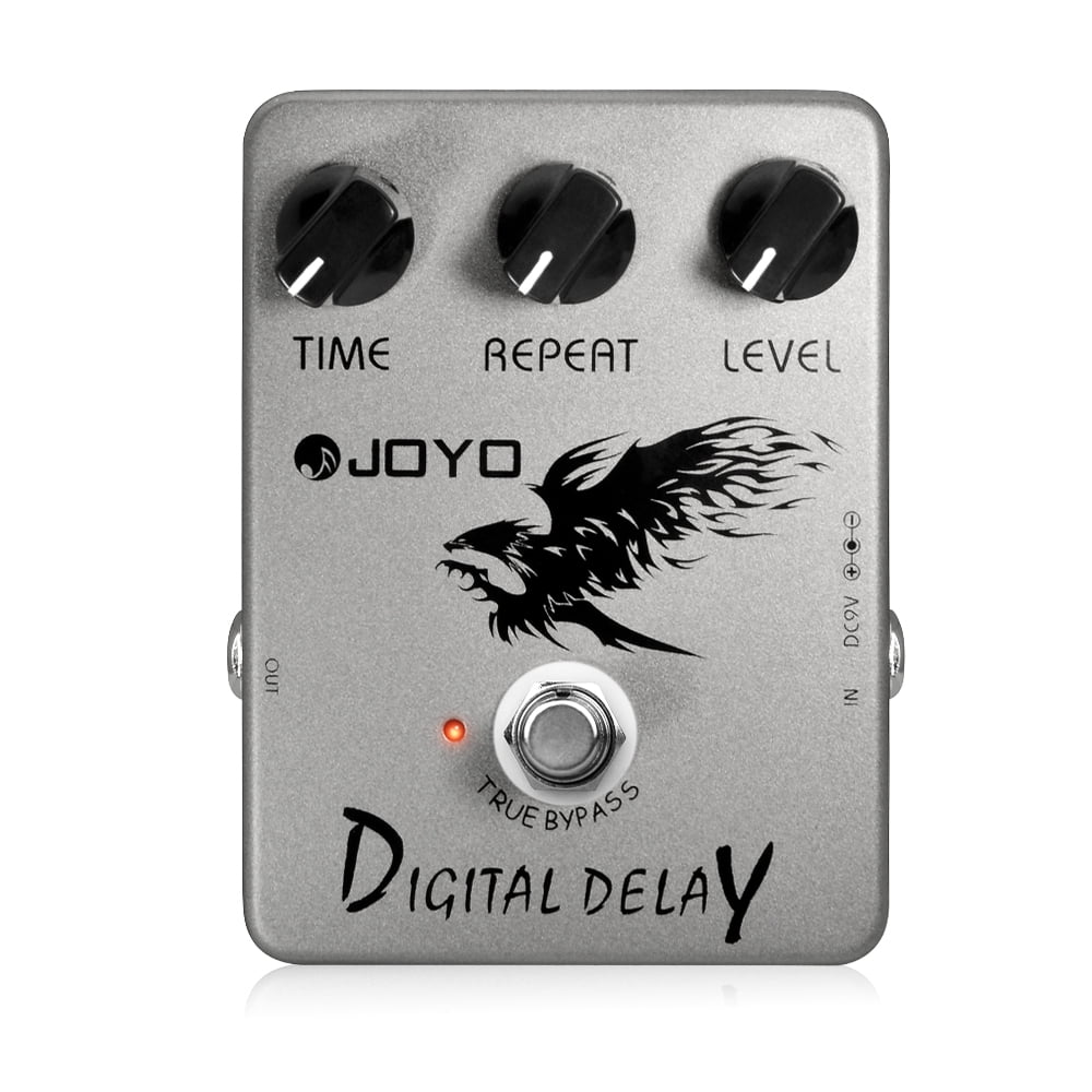 JOYO Digital Delay Effect Pedal for Electric Guitar & Bass - Analog Delay - True Bypass (JF-08)