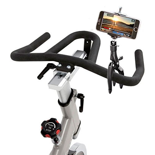 exercise bike phone holder
