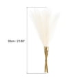 thumbnail image 2 of Uxcell 20Pcs Pampas Artificial Grass 21.65" Fake Pampas for Wedding Decoration Cream, 2 of 7