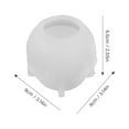 thumbnail image 2 of HINTRMENT Honey Jar Making Mold For Creative Projects Portable 1Pcs 3.14X3.14X2.55in, 2 of 7