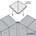 thumbnail image 2 of Salsbury Industries Corner Sloping Hood Filler, 2 of 3