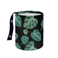 thumbnail image 1 of TRAHOO-Tropical Palm Leaves Car Trash Can Collapsible Back Seat, Front Console, Floor, or Hanging Headrest Waste Basket - Car Garbage Accessory Portable Car Trash Can Car Decoration, 1 of 4