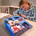 thumbnail image 4 of 1 SET Mickey Mouse Character Art Tote ART PAD CRAYON MARKER GEL PEN STICKER ROLL WATERCOLORS MIXING TRAY BRUSH, 4 of 7