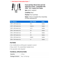 thumbnail image 2 of Front and Rear Shock Strut and Coil Spring Kit 6 Piece - Compatible with 2006 - 2011 Honda Civic Sedan 2007 2008 2009 2010, 2 of 2
