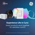 thumbnail image 5 of GE Cync Full Color Direct Connect Smart Bulb, 60W Replacement, Bluetooth/Wifi Enabled, Works with Alexa, Google Assistant without Hub (1 pack), 5 of 6