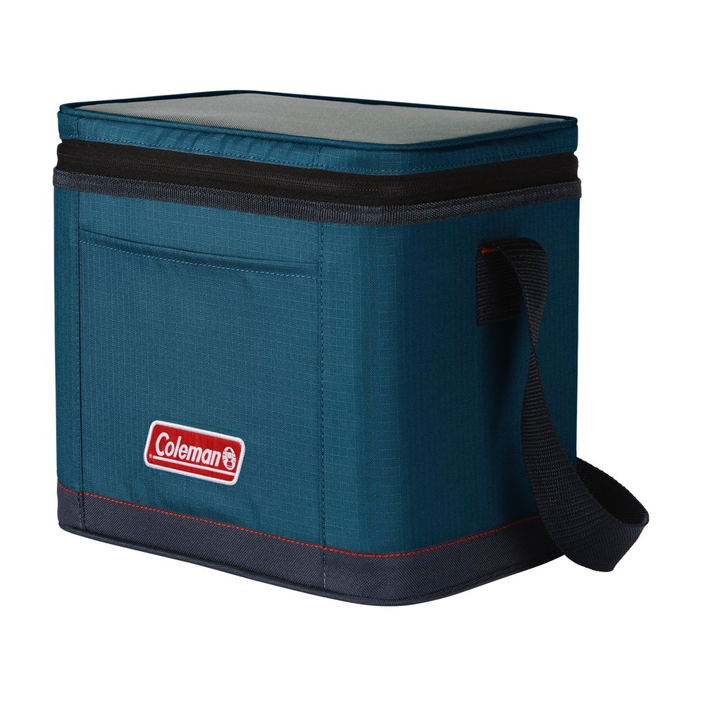Coleman 9Can Portable Soft Cooler Bag, Space Blue