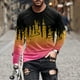 thumbnail image 2 of Hombres Casual Cuello Redondo 3D Impresión Digital Pullover Fitness Deportes Manga Larga Camiseta Blusa Pompotops oipoqjl5525, 2 of 3