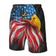 thumbnail image 4 of Fotbe Eagle Head With American Flag Trajes de Baño Estampados para Hombre, Shorts de Verano de Secado Rápido, Ropa de Playa, Bañadores-X-Large, 4 of 6