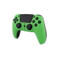 thumbnail image 3 of Controlador inalámbrico personalizado Crazy Controllerz para PS5 con carcasa frontal suave Z-Touch™ sin costuras y zonas de confort Z-Grip™ - Verde neón, 3 of 6