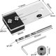 thumbnail image 4 of Guía de perforación de orificios de 1/4" Herramienta para trabajar la madera Localizador de plantilla de orificios rectos, 4 of 5