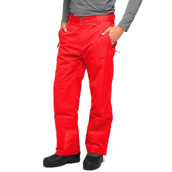 Arctix Insulated Winter Pants for Men Snow & Cold Weather Gear, Red Small