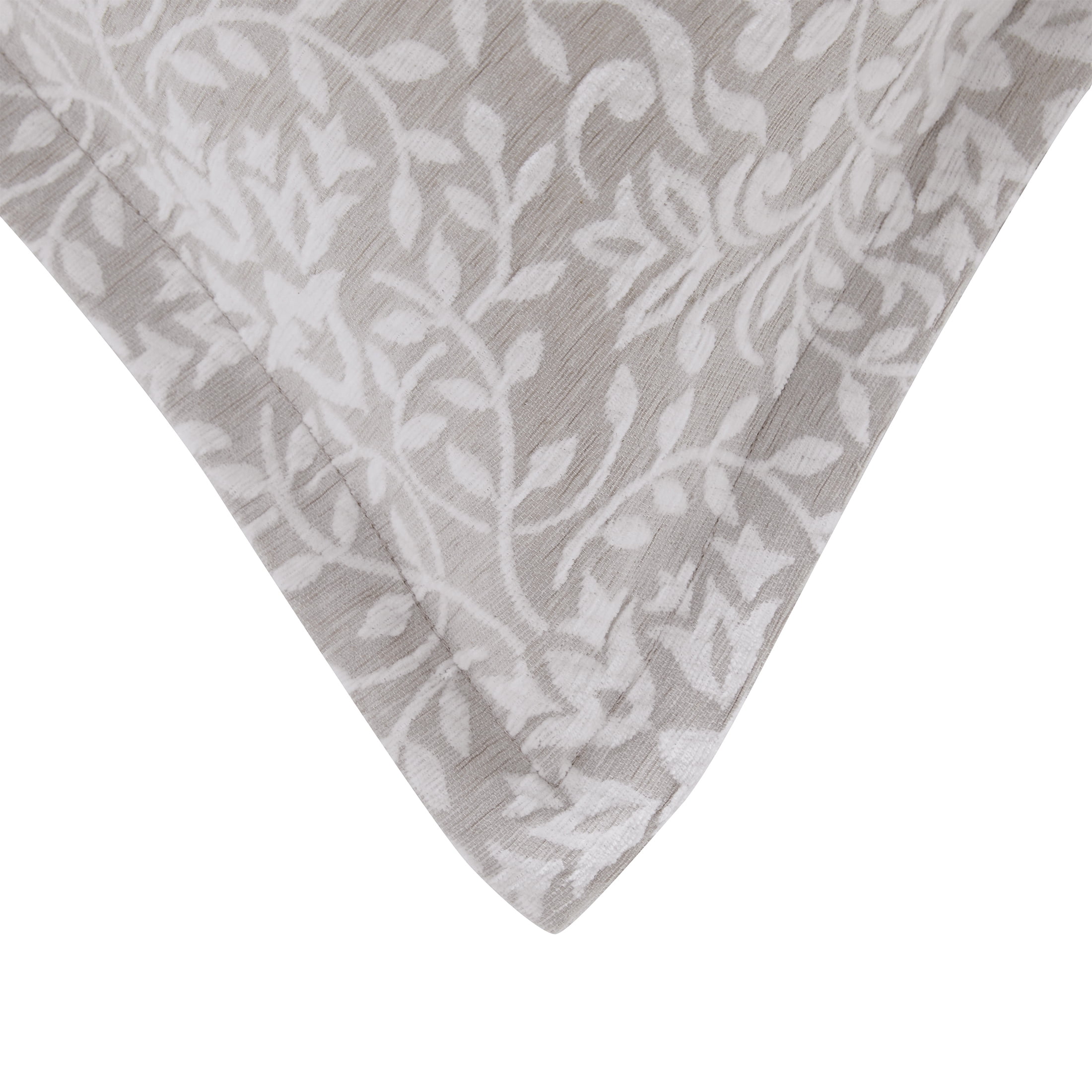 Better Homes & Gardens Embroidered Euro Pillow Sham, Grey, 26" x 26"