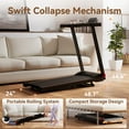 thumbnail image 4 of 4-in-1 Treadmills for Home with Incline and Handles, Folding Treadmill Running Machine for Small Spaces 300 LB 3.0 HP 7.5 MPH Foldable Treadmill with Smart APP, 4 of 8
