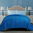 thumbnail image 5 of BNM Classic Down Alternative Comforter, Twin XL, Aster Blue, 5 of 7