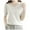 AW1-White, variant on GBSYEWXS Sweaters For Women Fall Outdoor Pullover Elbow-Length V-Neck Solid Color Black Sweater