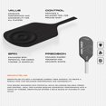 thumbnail image 5 of Phantom 20 Wide 13mm Pickleball Paddle, Japan Raw Carbon Fiber, Consistent Performance | Control Play, With Bag, 5 of 5