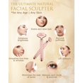 thumbnail image 4 of Rodillo de jade para rostro: masajeador eléctrico con rodillo facial vibratorio 2 en 1, antienvejecimiento, estiramiento de la piel, reducción de líneas finas y arrugas para rostro, ojos, cuello, 4 of 5