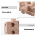 thumbnail image 3 of IFANLANDOR Train Buckle For Train Track Playing Pretend Wooden Rails Light Yellow Straight 1Set, 3 of 7
