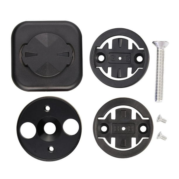 Soporte para computadora de bicicleta, soporte superior para potencia delantera de bicicleta para bicicletas de montaña y carretera Negro