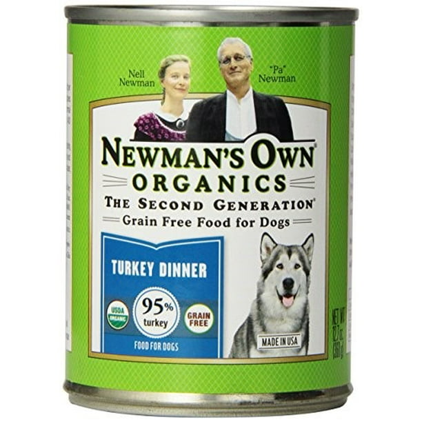 Newman's Own Dog Food, Organic, Turkey, Grain Free, 12.7 Ounce