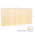 thumbnail image 2 of VIVO Light Wood 60 x 30 inch Universal Table Top for Sit to Stand Desk Frames, 2 of 8