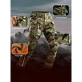 thumbnail image 5 of POENTAB Fleece Lined Cargo Pants for Men Waterproof Outdoor Hiking Pants Insulated Warm Work Trousers Camo Hunting Clothes for Winter, 5 of 6