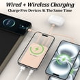 thumbnail image 4 of Magnetic Wireless Power Bank 30000mAh with LED Display, 22.5W Fast Charging, Built-in Cables for iPhone Samsung Android, Portable External Battery Pack, 4 of 12