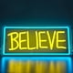 thumbnail image 1 of Letrero de neón Ted Believe Lasso para dormitorio, LED regulable, 1 of 7