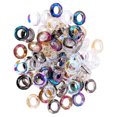 thumbnail image 2 of Seitruly Juego de 50 piezas de cristal de cristal de forma específica, excelente brillo para decoración de uñas, diamantes de imitación, Juegos de manicura anillo de ángel, 2 of 6
