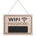 thumbnail image 1 of Wifi Sign Wifi Password Sign Wood Door Sign Wifi Password Pendant for Door, 1 of 9