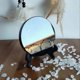 thumbnail image 3 of High Quality Natural Black Obsidian Scrying Mirror Healing Crystals Stone Round Plate Mirror Home D, 3 of 5