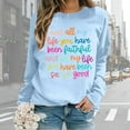 thumbnail image 2 of TINZ Chandails en Molleton Oversize pour Femmes Manches Longues Col Rond Imprimé Lettres Légers Amples Blouse Haut Tenue Alien Chandails en Molleton pour Femmes Garçons Années 80, 2 of 7
