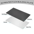 thumbnail image 3 of Uxcell 2PCS Resin 3D Printer Flex Building Plate, Spring Steel Flexible Plate and Magnetic Base Platform 140x84mm, 3 of 5