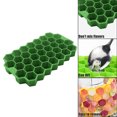 thumbnail image 3 of Bandejas para cubitos de hielo para congelador con tapa, 37 rejillas de silicona para moldes de cubitos de hielo pequeños, fácil de liberar, reutilizables en contenedores organizadores o cubos de, 3 of 5