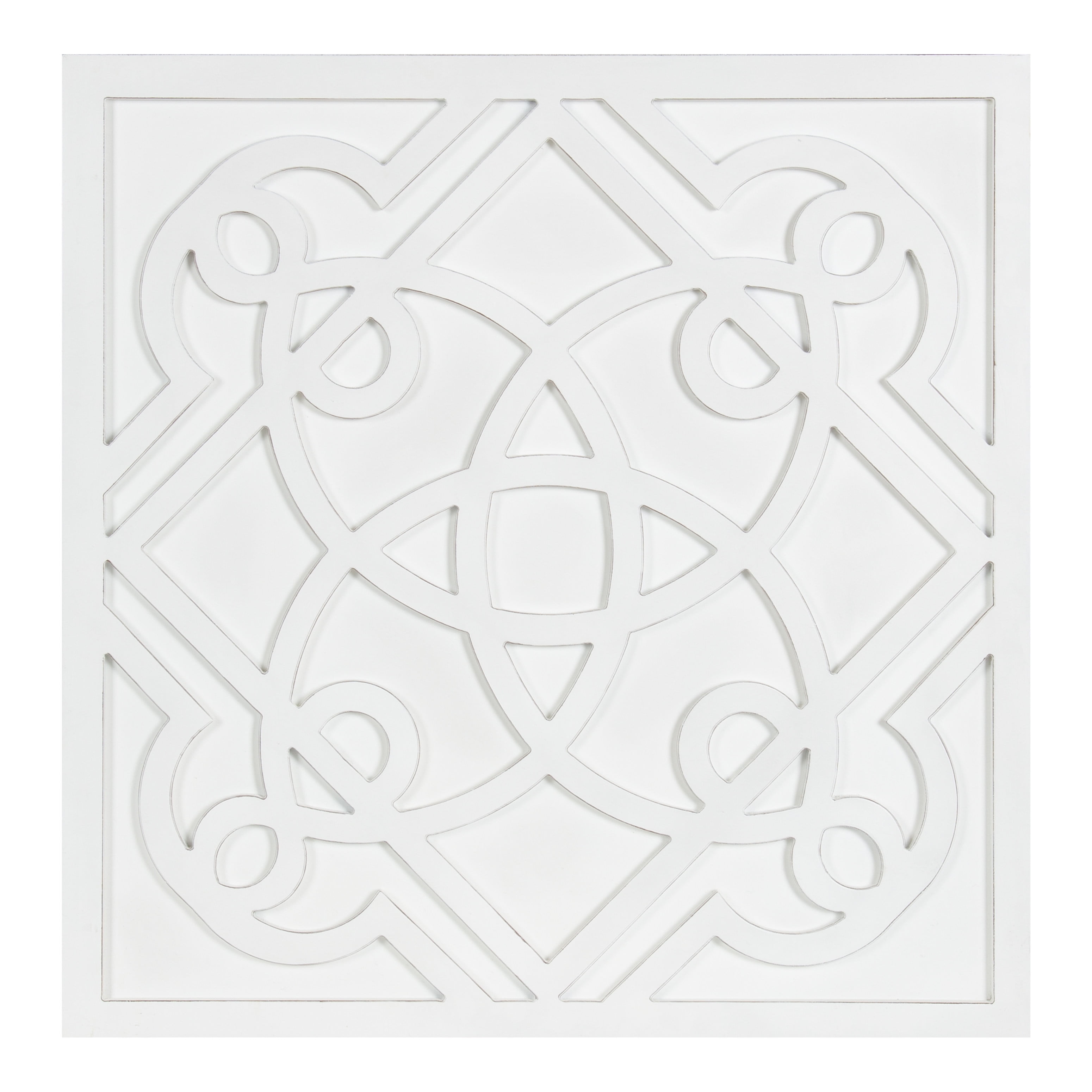 white plaque wall art