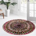 thumbnail image 1 of Unique Loom 3140087 4 x 4 ft. O Keefe Vita Round Rug, Multi Color, 1 of 1