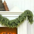 thumbnail image 5 of Premium Artificial Cedar Garland 6.6  Feet Greenery for Holiday Decor, Indoor and Outdoor Use, Realistic Design, 5 of 5