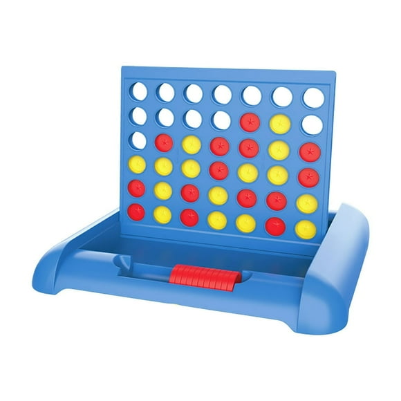 HLONK Jeu en Bois 4 en Ligne Jeux de Société pour Enfants 5 6 8 10 12 Ans Jeux de Voyage pour Enfants et Adultes 2 Joueurs Jeux de Société Familiaux pour Cadeau de Noël Anniversaire Décoration de Table Basse