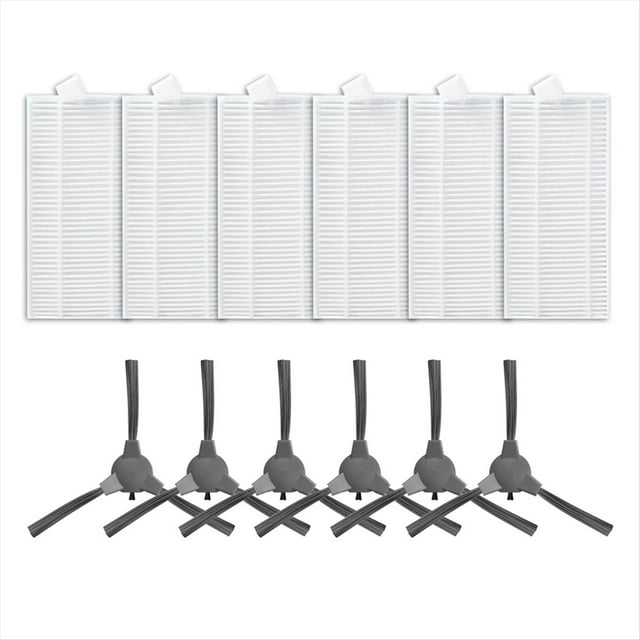 Para ROPVACNIC A1 Robot Aspirador Reemplazo Cepillo Lateral Filtro HEPA Repuestos Accesorios