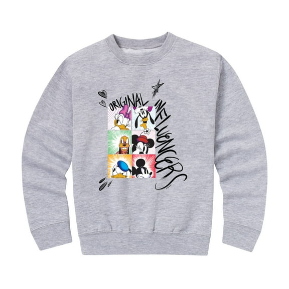 Mickey & Friends - Original Influencers - Toddler And Youth Crewneck Fleece Sweatshirt