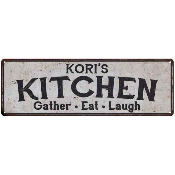 KORI's Kitchen Rustic Chic Decor Gift 6x18 Sign 106180051112