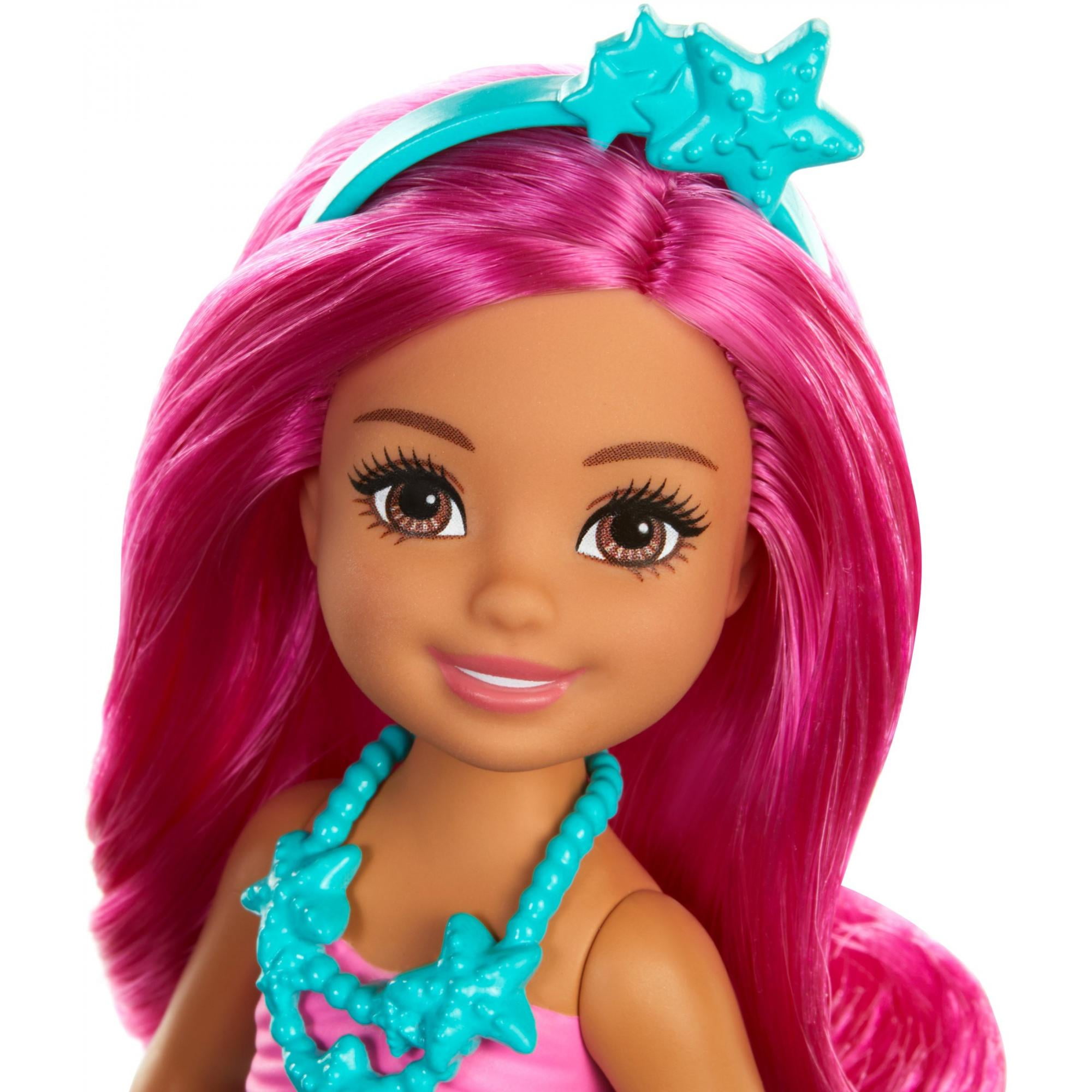 【送料込】 Barbie Dreamtopia Chelsea Mermaid Doll, 6.5inch with Teal Hair